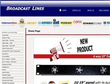 Tablet Screenshot of broadcastlines.com